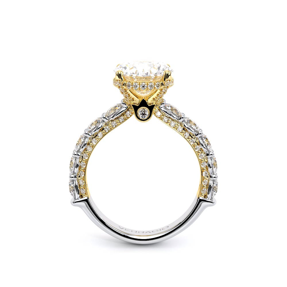 Couture-0489OV34-14K Two Tone Oval
