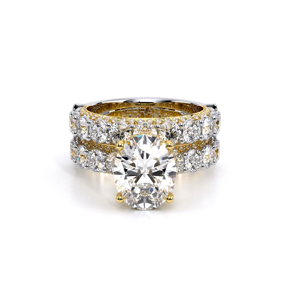 Verragio Pave Oval Engagement Ring