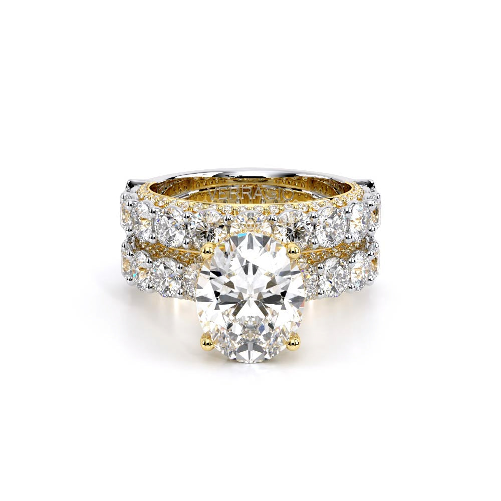 Couture-0489OV34-14K Two Tone Oval