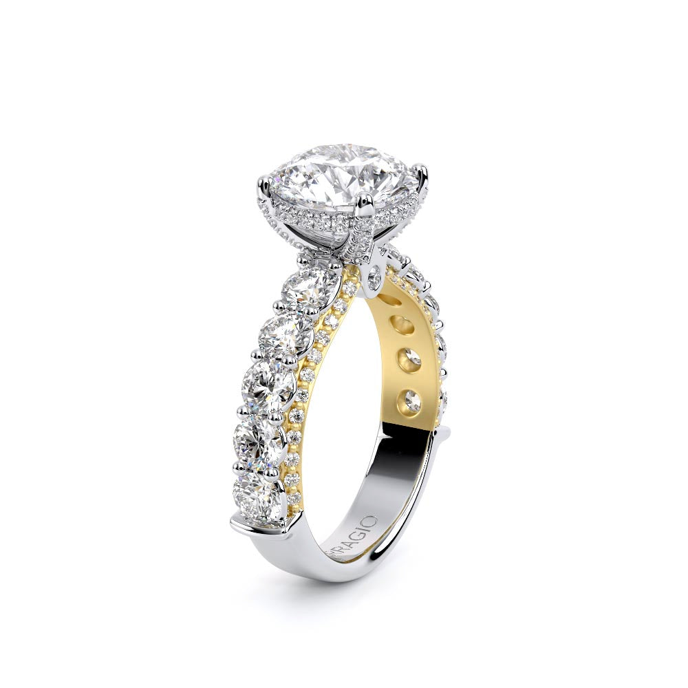 Couture-0489R34-14K Two Tone Round