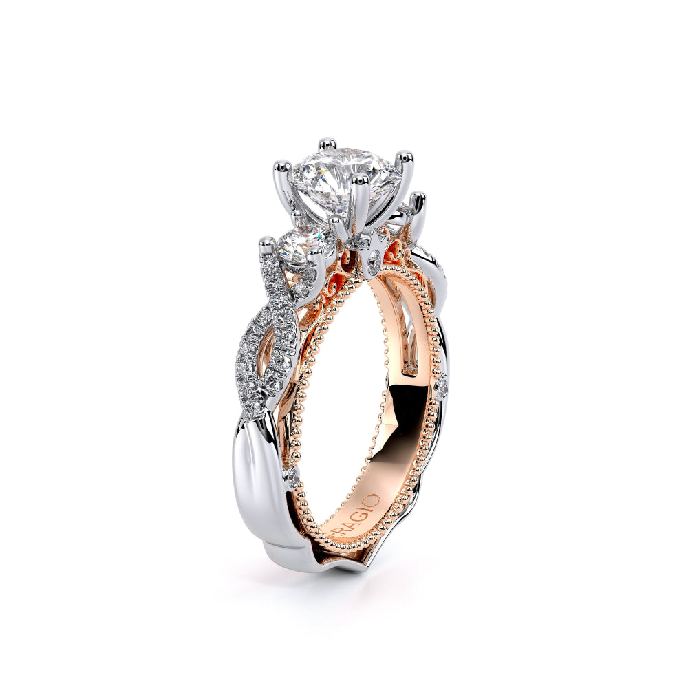 Venetian-5013r-14k Two Tone Round