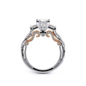 Verragio Three-Stone Princess Engagement Ring