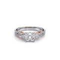 Verragio Three-Stone Princess Engagement Ring