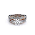 Verragio Three-Stone Princess Engagement Ring