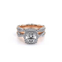 Parisian-106cu-18k Two Tone Cushion