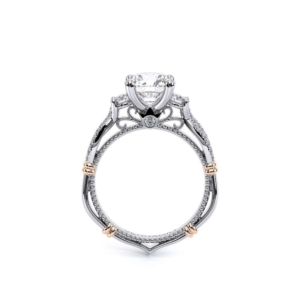 Verragio Three-Stone Round Engagement Ring