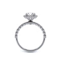 Renaissance-954CU18-18K White Gold Cushion