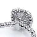 Renaissance-954CU18-18K White Gold Cushion