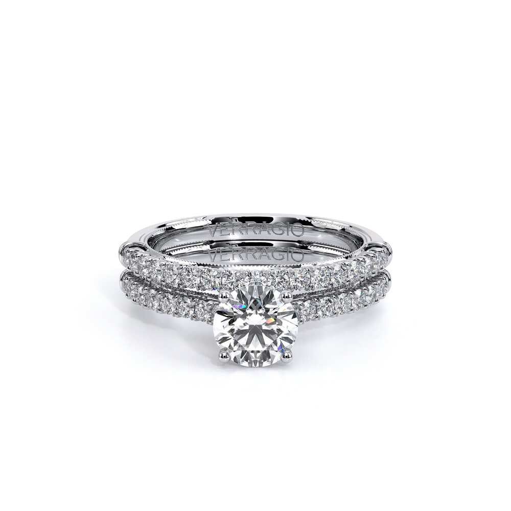 Renaissance-955R17-14K White Gold Round