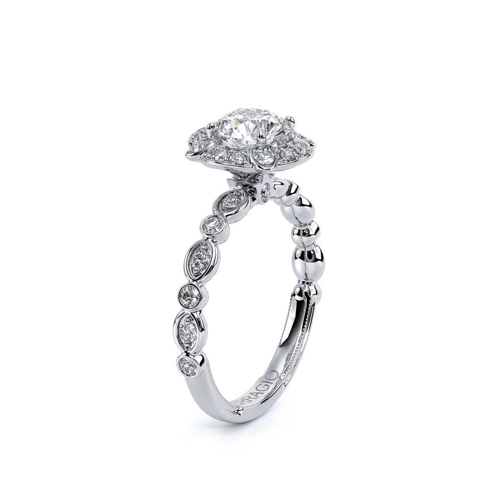 Renaissance-977r-14k White Round
