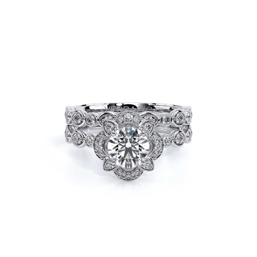 Renaissance-977r-14k White Round