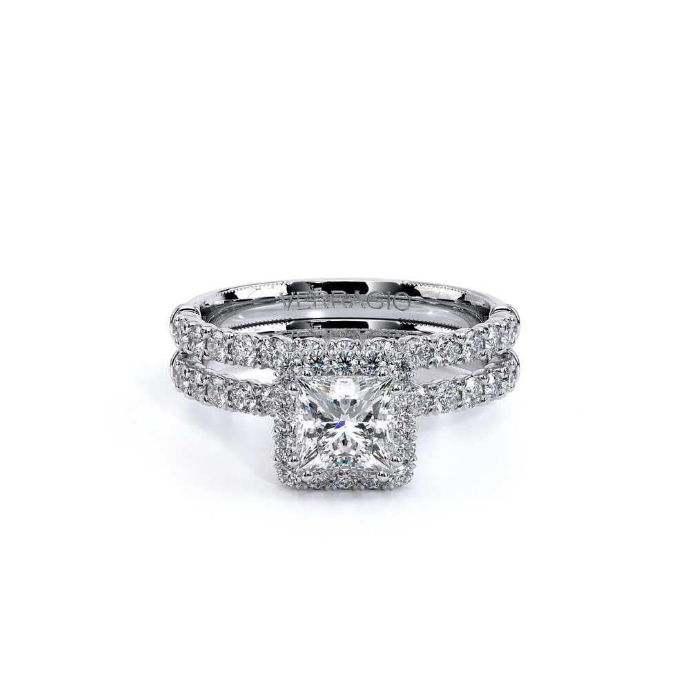 Renaissance-954P18-14K White Gold Princess