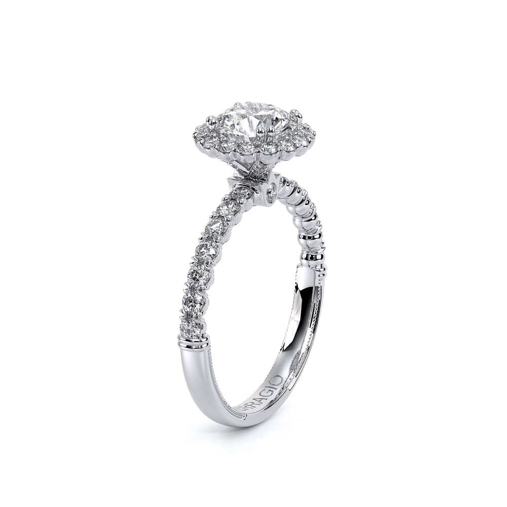 Renaissance-954R18-14K White Gold Round