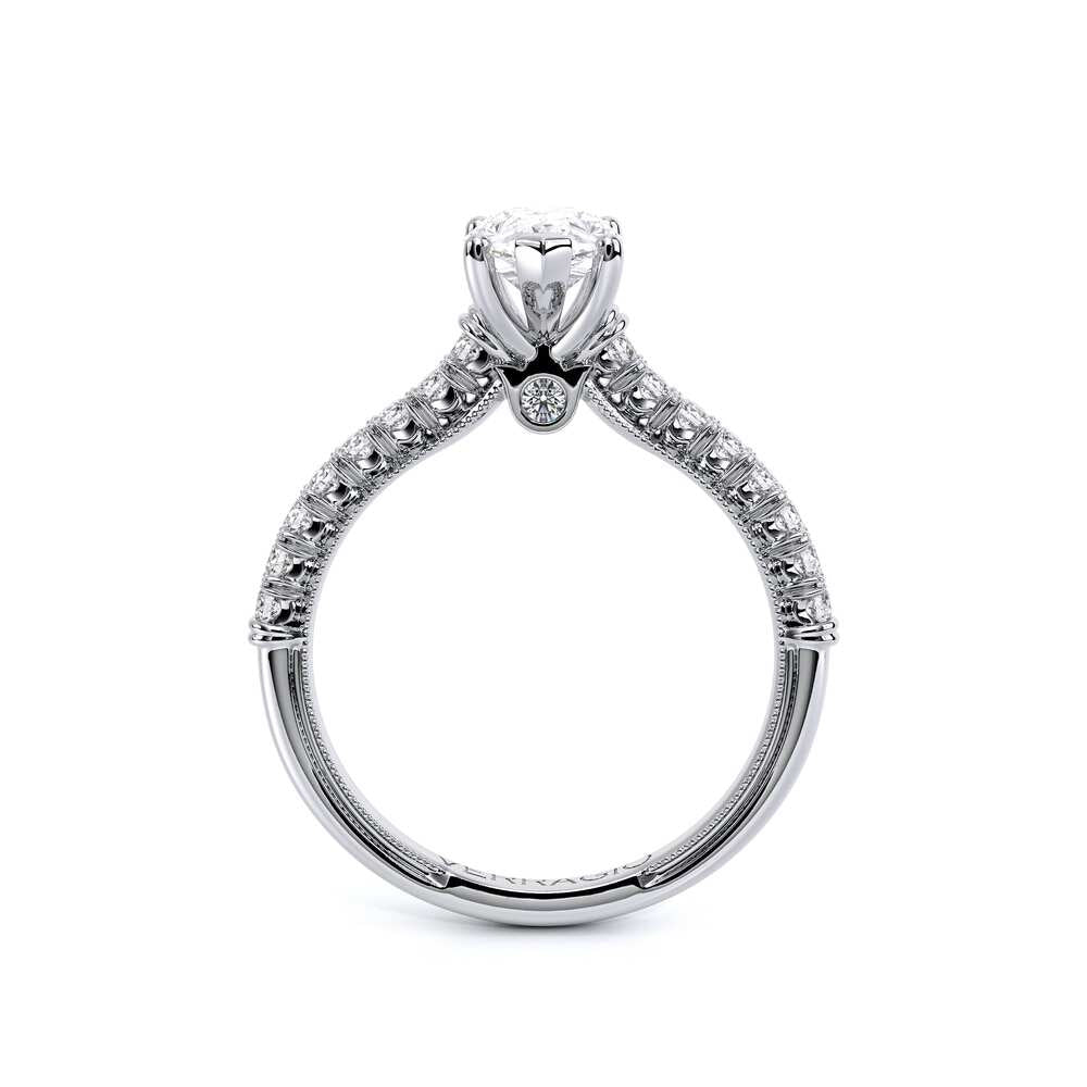 Renaissance-955PEAR17-14K White Gold Pear