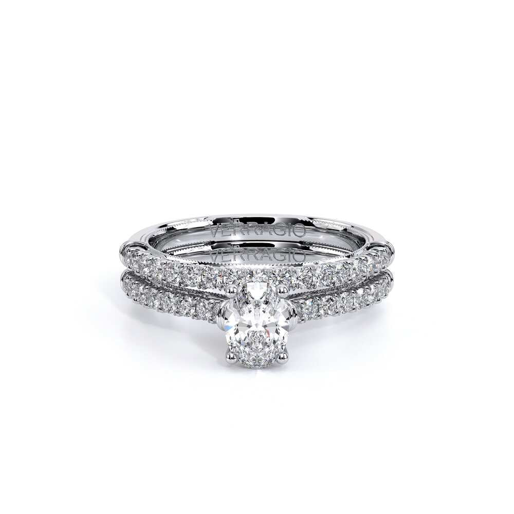 Renaissance-955OV17-14K White Gold Oval