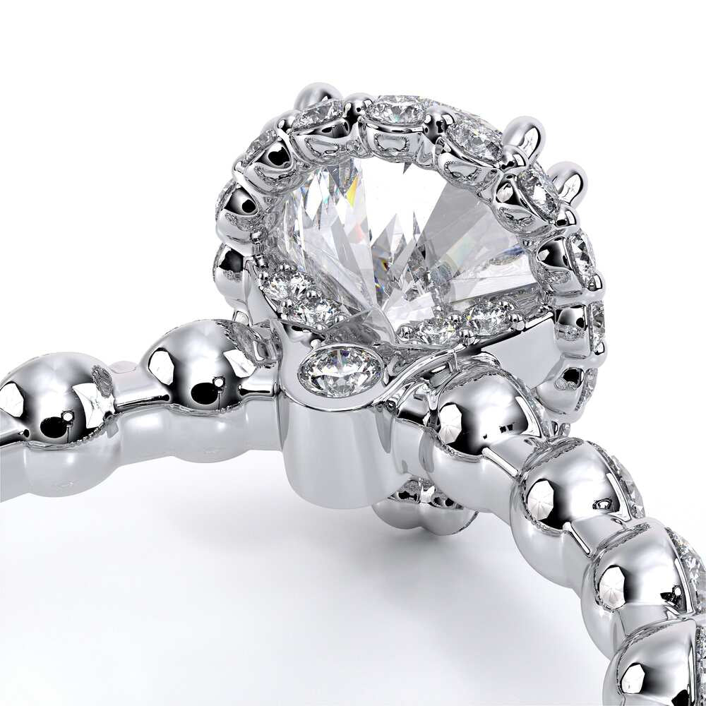 Renaissance-984PEAR25-14K White Gold Pear