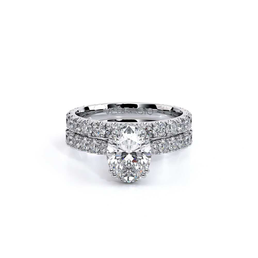Renaissance-985OV22-14K White Gold Oval