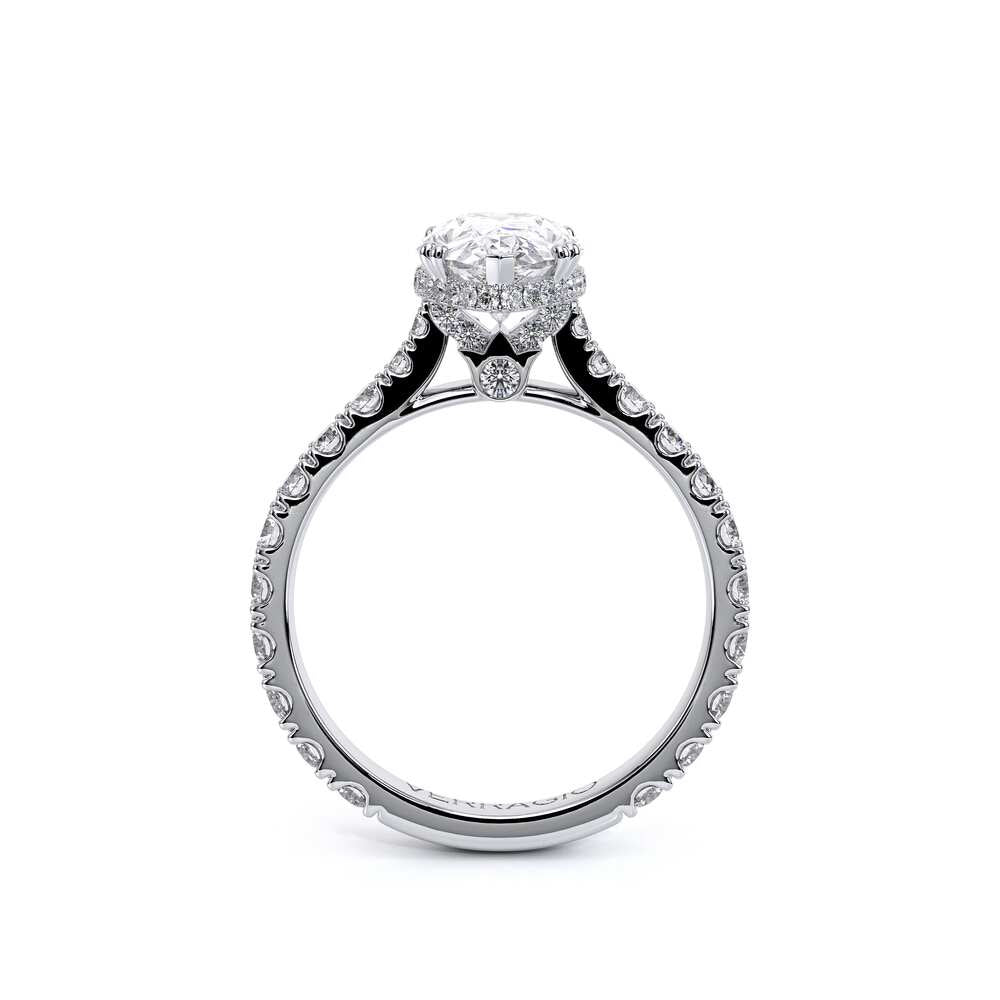 Renaissance-985PEAR22-18K White Gold Pear