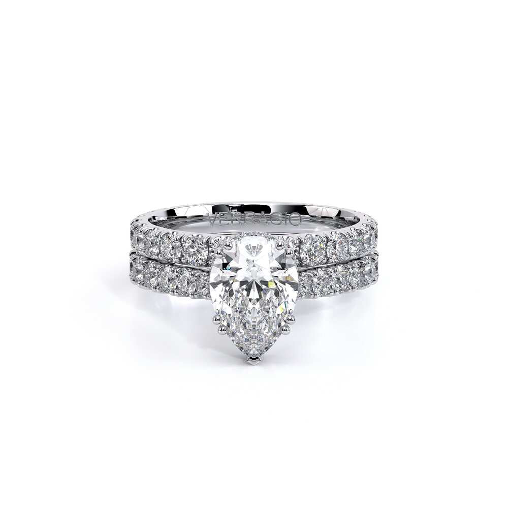 Renaissance-985PEAR22-18K White Gold Pear