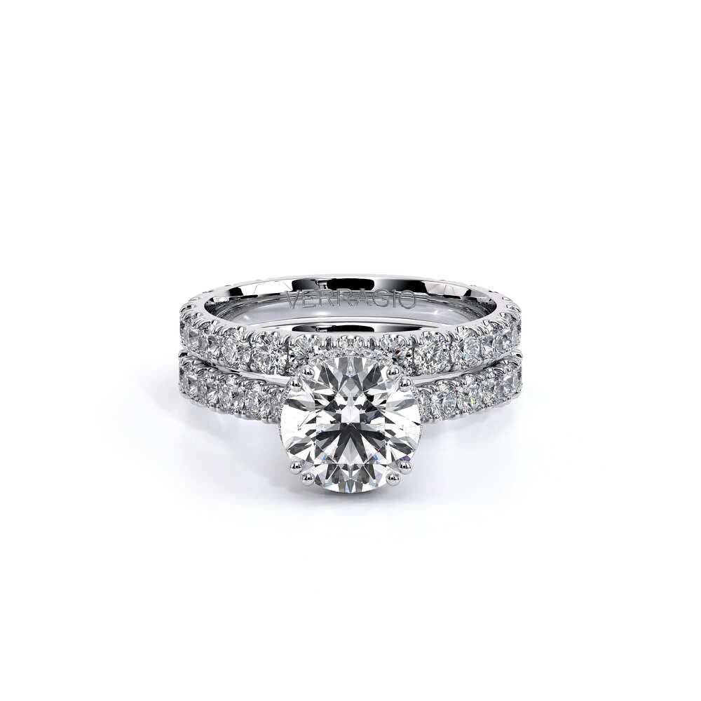 Renaissance-985R22-14K White Gold Round