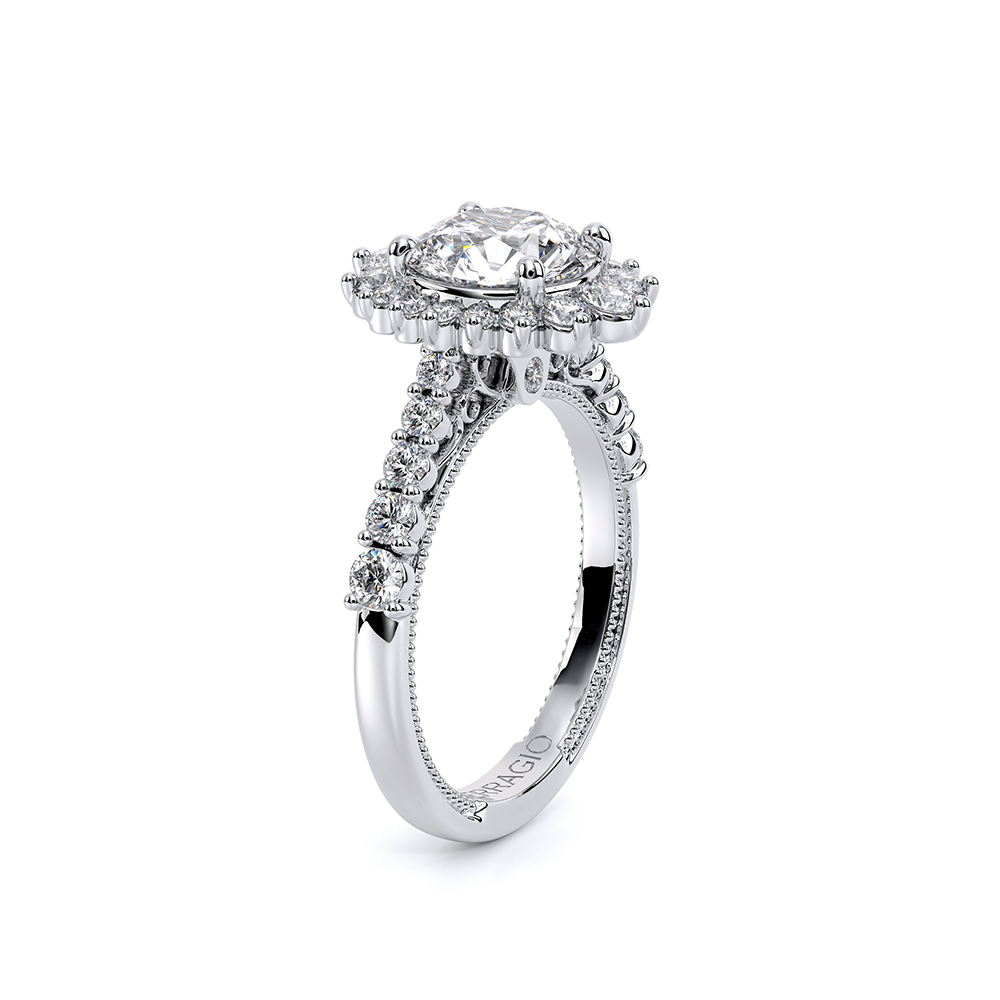 Verragio Halo Round Engagement Ring