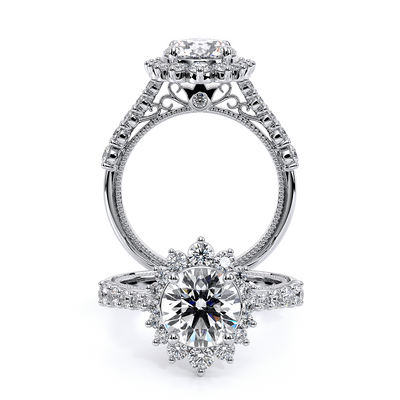 Verragio Halo Round Engagement Ring