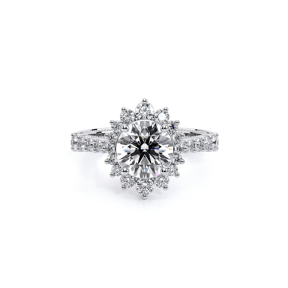 Verragio Halo Round Engagement Ring