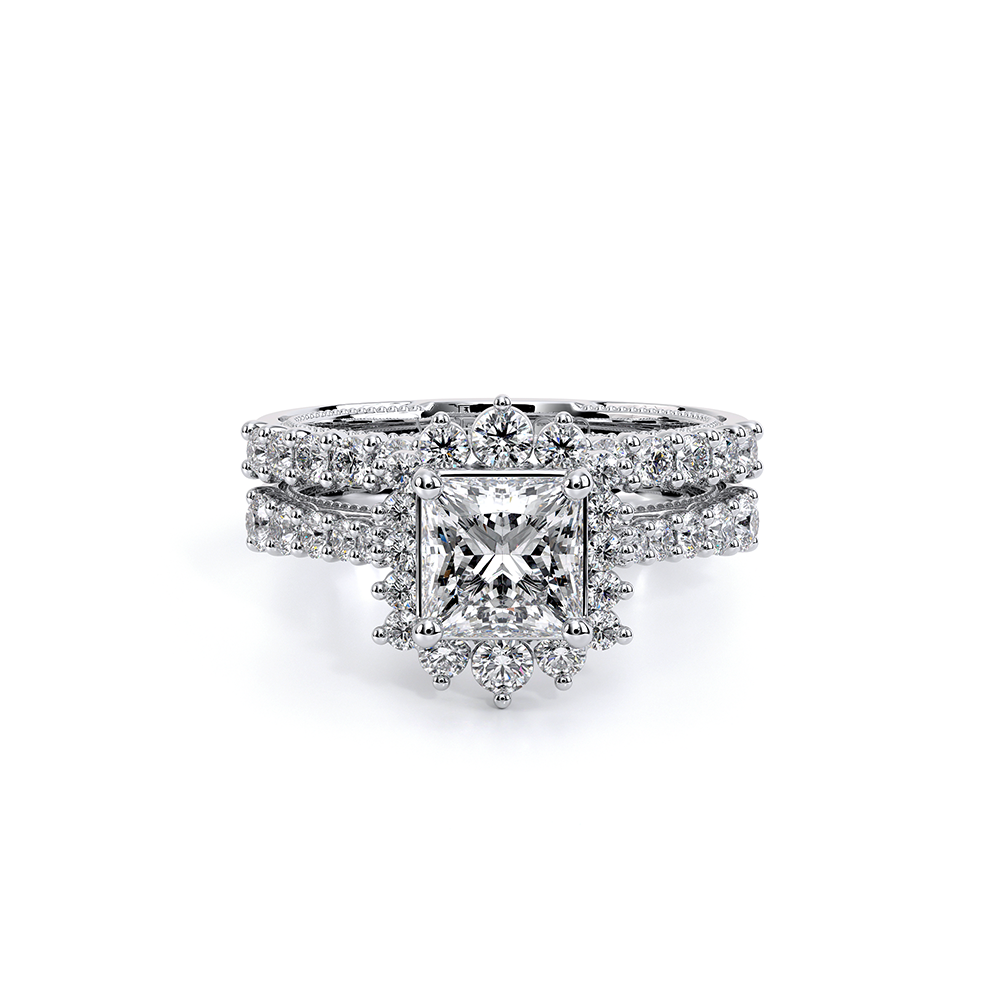 Verragio Halo Princess Engagement Ring