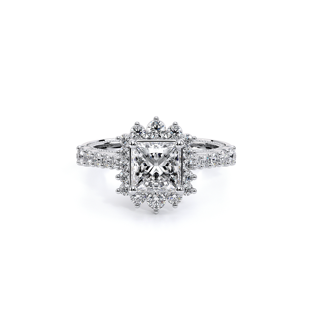 Verragio Halo Princess Engagement Ring
