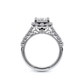Verragio Halo Princess Engagement Ring