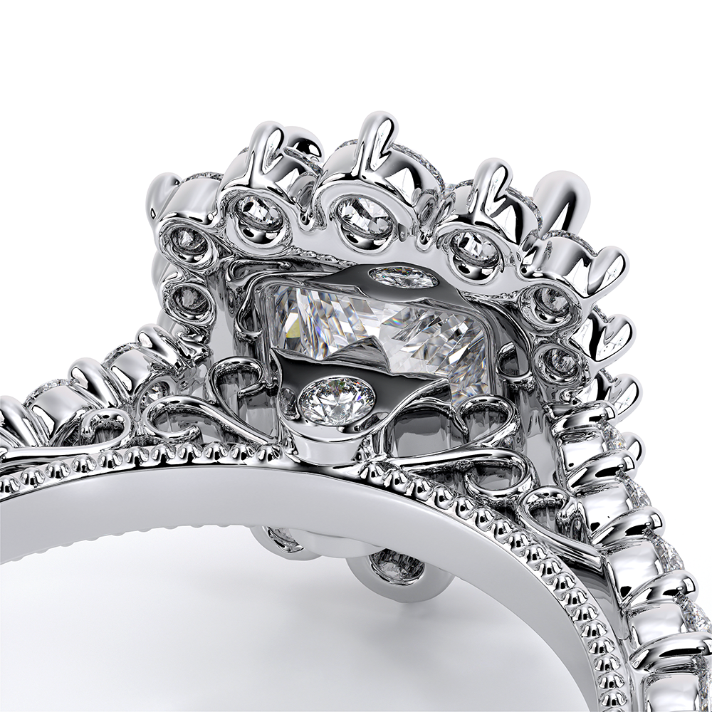 Verragio Halo Princess Engagement Ring