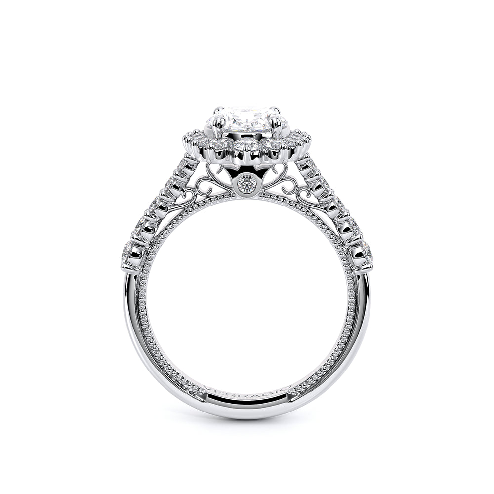 Venetian-5084ov-14k White Gold Oval