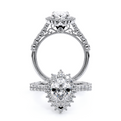 Verragio Halo Pear Engagement Ring