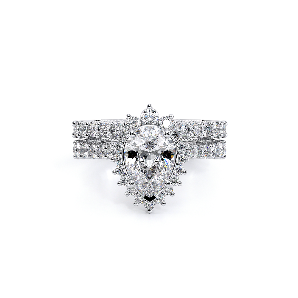 Verragio Halo Pear Engagement Ring