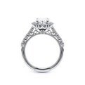 Verragio Halo Pear Engagement Ring