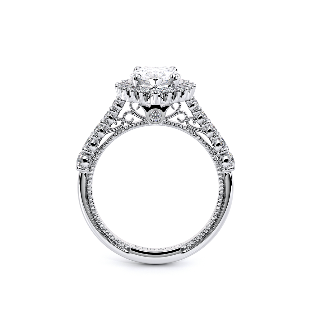 Verragio Halo Pear Engagement Ring