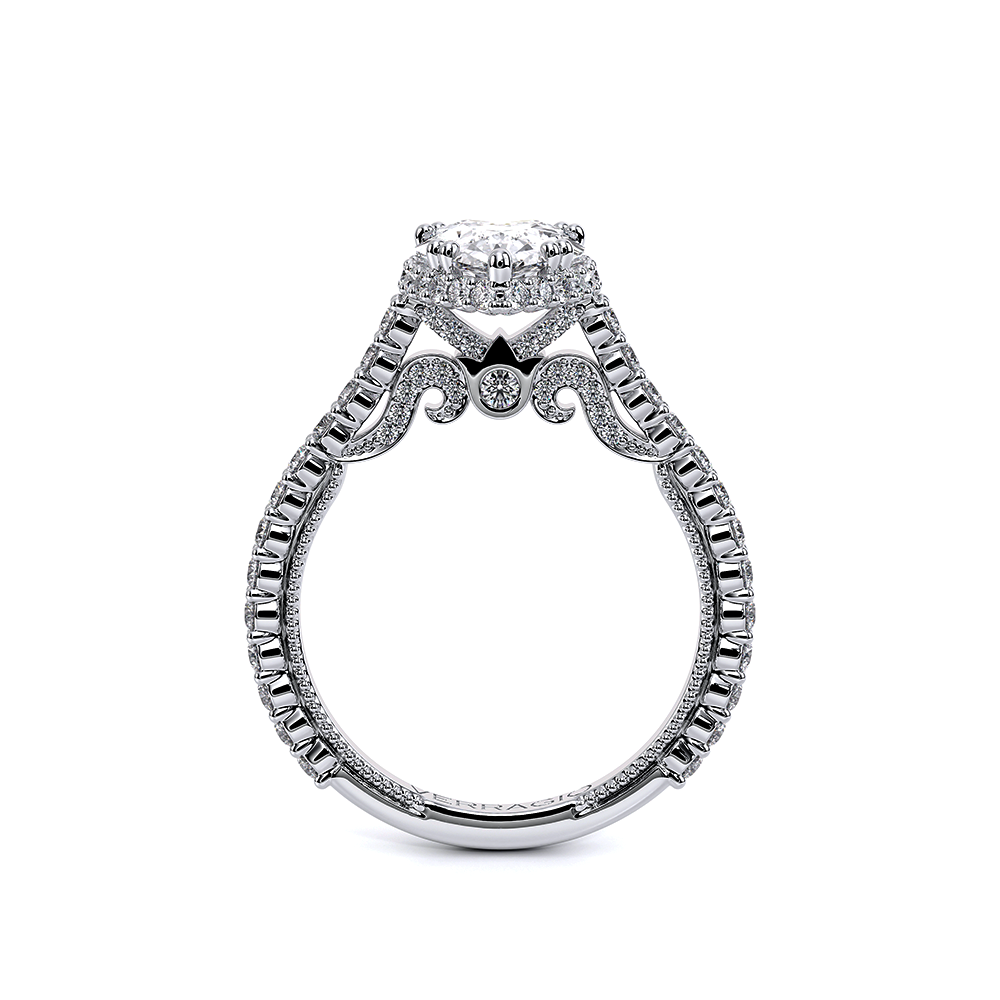 Verragio Halo Pear Engagement Ring