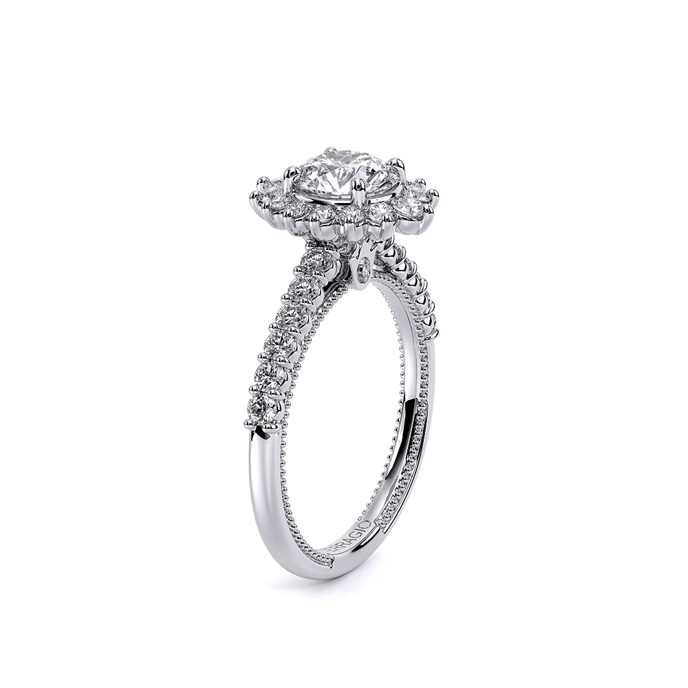 Verragio Halo Round Engagement Ring