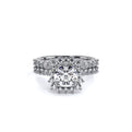 Renaissance-986CU-18K White Gold Cushion
