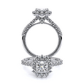 Verragio Halo Princess Engagement Ring
