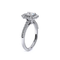 Verragio Halo Princess Engagement Ring