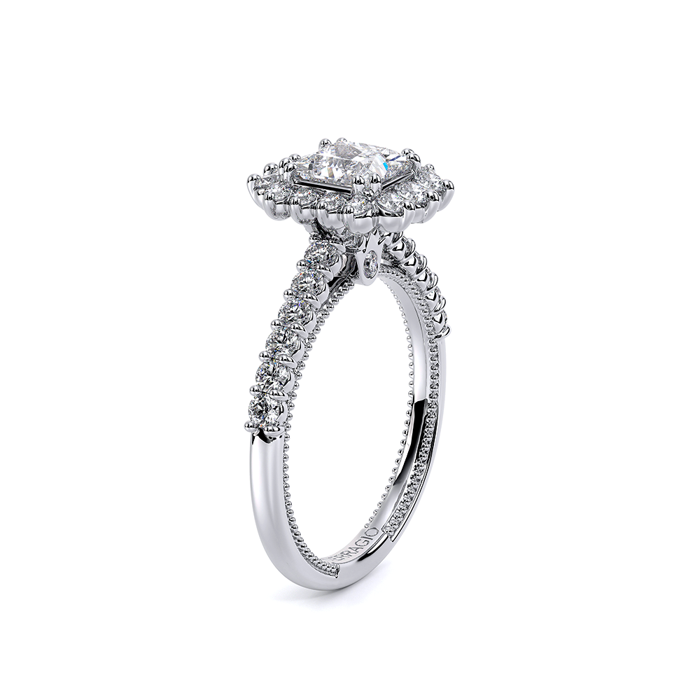 Verragio Halo Princess Engagement Ring