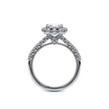 Verragio Halo Princess Engagement Ring
