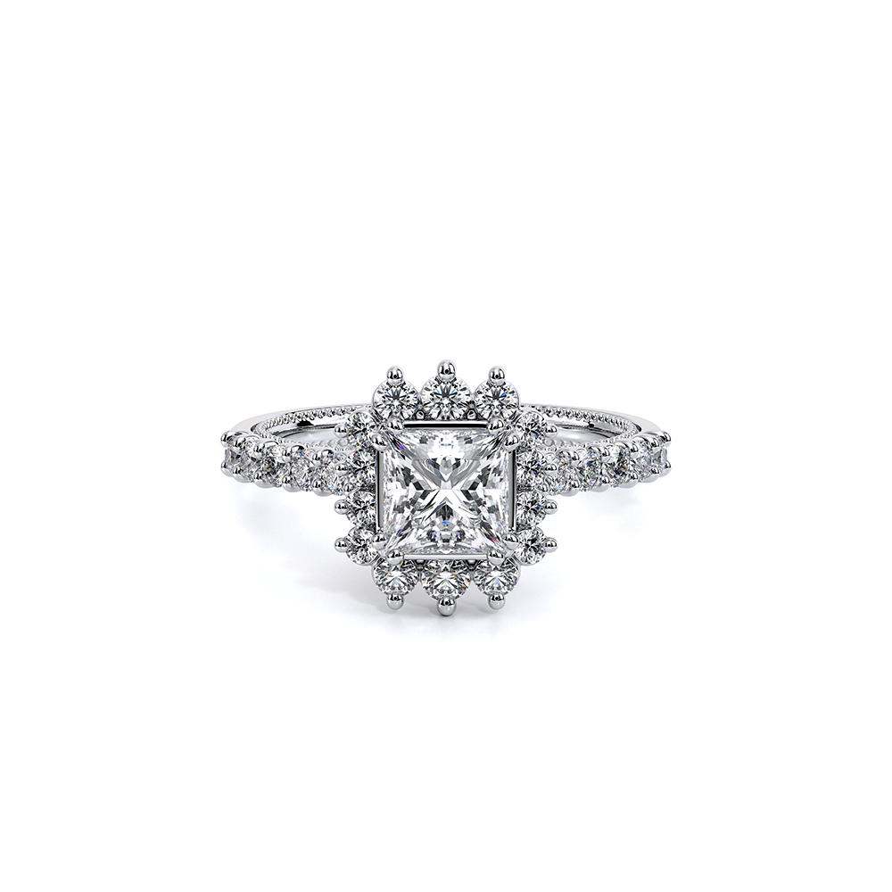 Verragio Halo Princess Engagement Ring