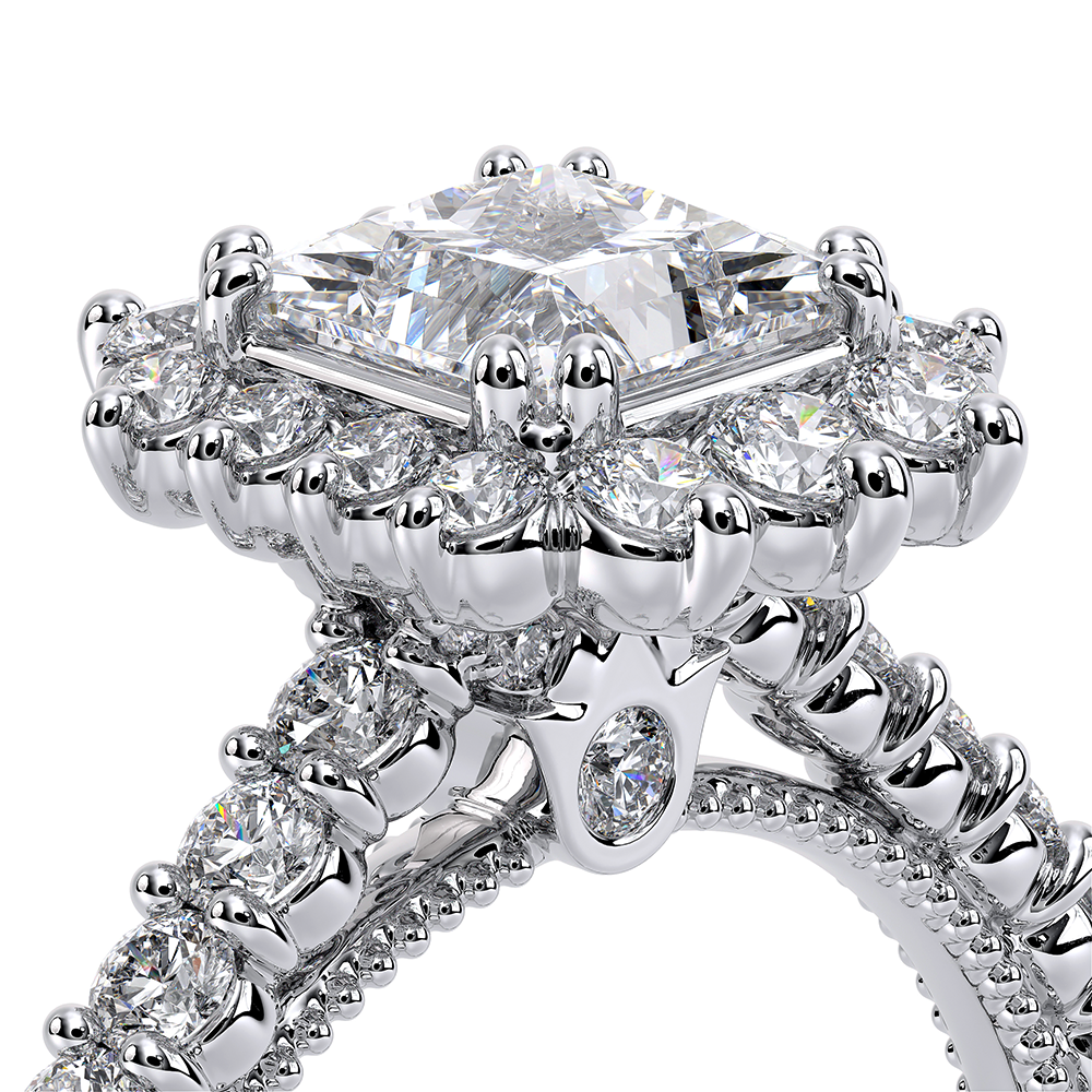 Verragio Halo Princess Engagement Ring