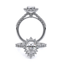 Verragio Halo Pear Engagement Ring