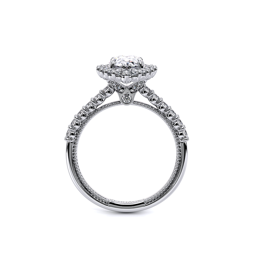 Verragio Halo Pear Engagement Ring