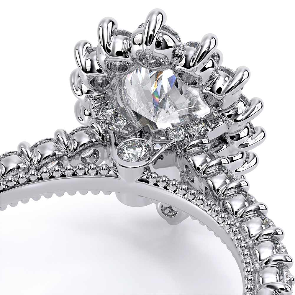 Verragio Halo Pear Engagement Ring