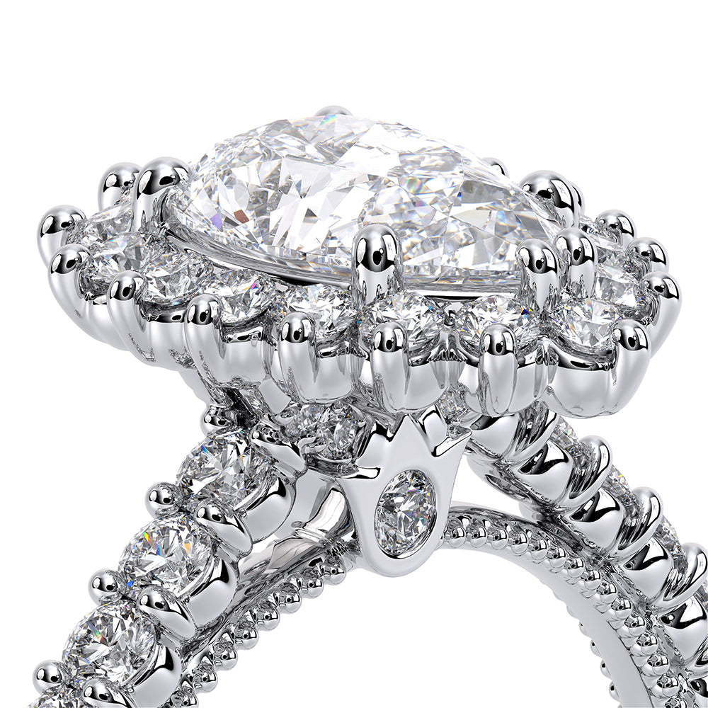 Renaissance-986PEAR-14K White Gold Pear