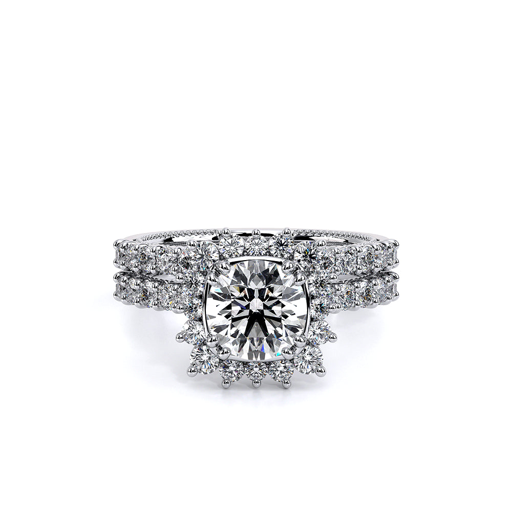 Renaissance-986W-18K White Gold Pear